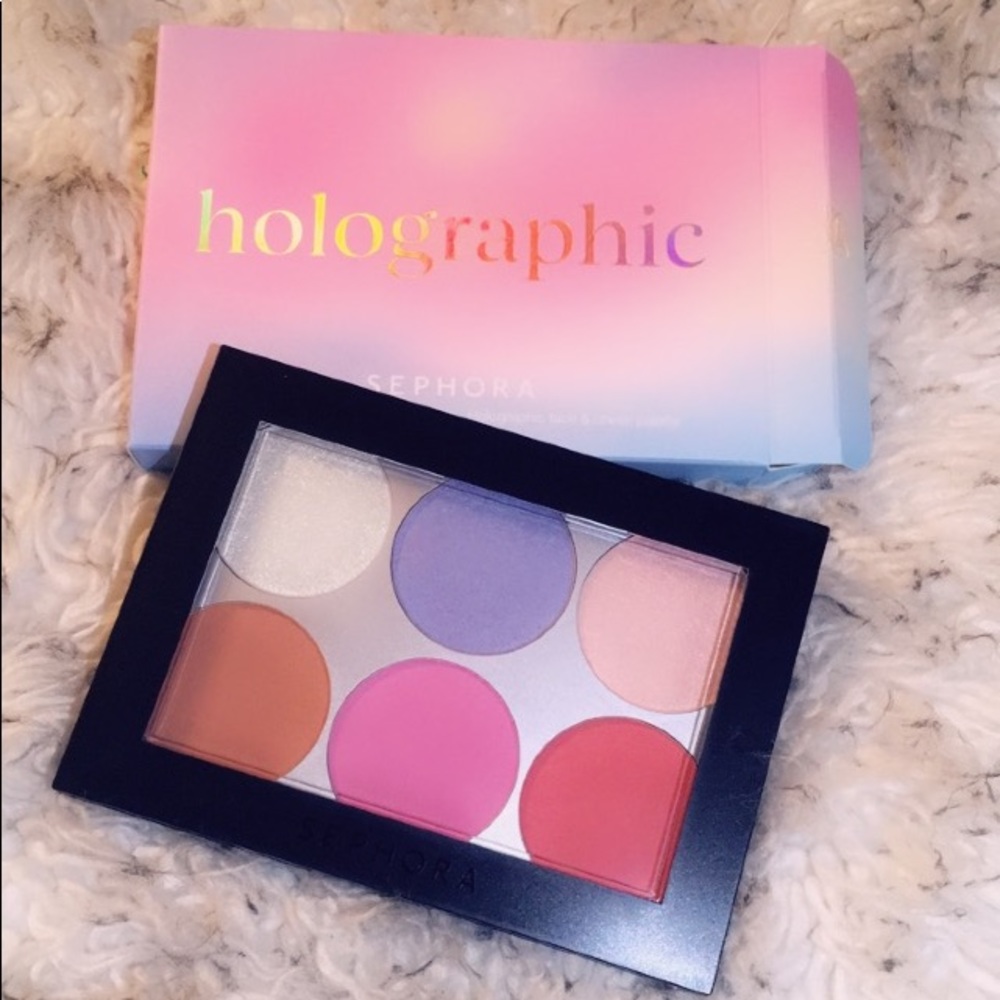 SEPHORA Holographic Face & Cheek Palette